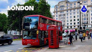 2025 London Walk  West End, OXFORD & REGENT Street, SOHO | Central London Walking Tour [4K HDR]