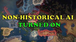 When non-historical ai is turned on | WW2 HOI4 Timelapse