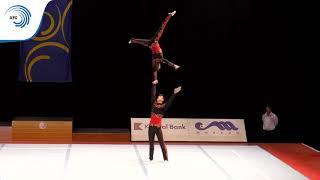 Ilya RYBINSKI & Yauheni NOVIKAU (BLR) - 2015 All-Around Acro Euro bronze medallists