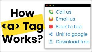  HTML Anchor Tag | Learn 5 Different Things You Can Do With HTML Anchor Tag