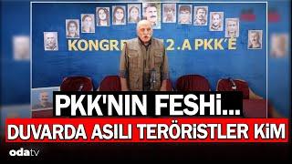 PKK fesih toplantısının en çok konuşulan karesi: Duvardaki teröristler kim #shorts #keşfet