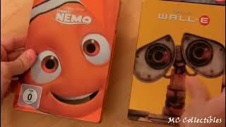 (REUPLOAD) Disney Wall-E Finding Nemo Ratatouille Bugs Life DVD Steelbook unboxing review