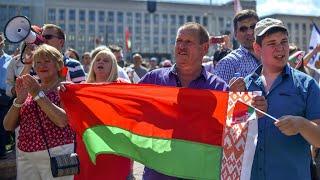 Lukashenko says Putin offers help as Belarus protesters plan 'March of Freedom'