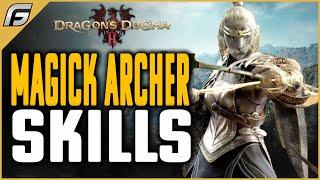 Dragon's Dogma 2 MAGICK ARCHER ALL SKILLS Gameplay Preview - Element Weapon Skills Damage