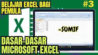 BELAJAR MICROSOFT EXCEL BAGI PEMULA - 3 Rumus SUM IF - SUBREK ID