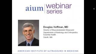 AIUM/AMSSM Webinar: The Sonographic Evaluation of Greater Trochanteric Pain Syndrome