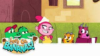 Topsy Turvy Table | The Table Pirates' Birthday Takeover | Let's Go Bananas | 9 Story Fun