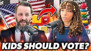 Andrew Wilson vs Naima From Jubilee On Voting Rights