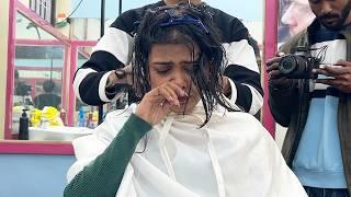 Induction haircut made her cry (Shop & Mermbership Teaser)
