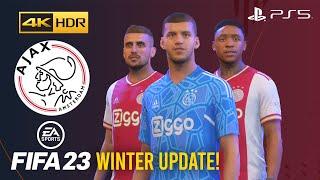 FIFA 23 PS5 - *WINTER UPDATE* - AJAX AMSTERDAM - PLAYER FACES AND RATINGS