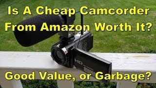 Cheap Camcorder from Amazon, Review and Test