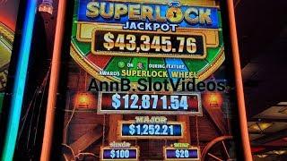 SUPERLOCK JACKPOT: EUREKA REEL BLAST: NICE WHEEL SPINS!