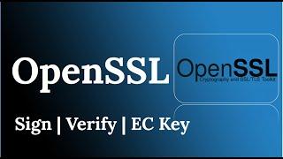 OpenSSL Sing Verify | EC Key | openssl verify signature ecdsa