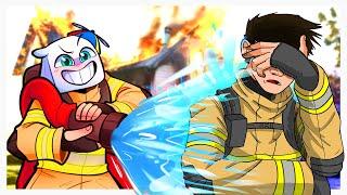 Fighting Fire with an ACTUAL Firefighter... again