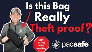 Travel Safe with PacSafe Vibe  theft proof bag for  europe and every day carry