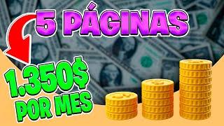  5 Páginas para Ganar Dinero TODOS LOS DÍAS 