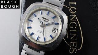 Steel Longines Admiral Ref. 2315-1 vintage wristwatch, circa 1972