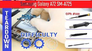 Samsung Galaxy A72 SM-A725  Teardown Take apart Tutorial