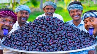 100kg JAVA FRUIT | SWEET FRUIT JAM Recipe Cooking in Village | NAVAL PAZHAM | Black Plum Jamun Fruit