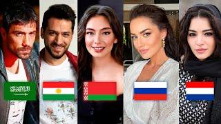 Turkish actors who are not actually Turkish