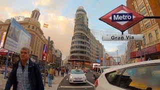 MADRID, GRAN VIA — Spain (España) Walking Tour【4K】