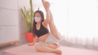 Hot yoga / nip slip /gymnastics /contortion / twerk /shower routine / 요가 스트레칭 /girls body