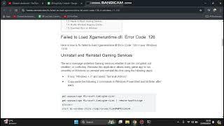  QUICK: (SOLVED) Failed to load xgameruntime.dll Error code : 126 in Windows 10 & 11