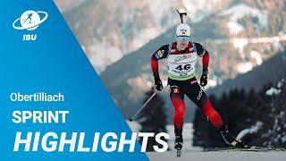 IBU CUP 21/22 Obertilliach Men Sprint Highlights