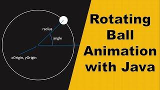 Animation in Java - Rotating Ball around a center using Multithreading and Graphics Programming