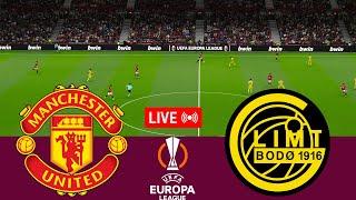 [LIVE] Manchester United vs Bodo Glimt UEFA Europa League 24/25 Full Match - VideoGame Simulation