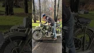 1956 VIN 118629 URAL IMZ M72 BMW R71 clone  motorcycle run .