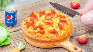 Infinite Pizza  How To Make Double Cheese Pizza | Hawaiian Pizza | Miniature Cooking Compilation