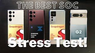 Shocking Results! Tensor G2/Snapdragon 8+ Gen1/8 Gen1/Exynos2200 Sustained Performance/Stress Test