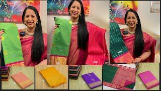 Kanchi soft silk sarees | Borderless sarees | Kanjeepuram replicas | Saavaas| Anitha Anand Tamil UK