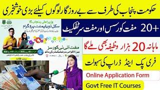 Punjab Government Launches skills development program 2025 | Free IT Courses with free Certification