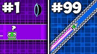 Playing 100 Of The Weirdest Geometry Dash Levels