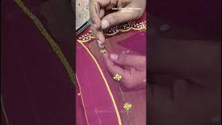 net back neck aari work blouse design | Orders | Online & Offline Classes 7305100823 #trending