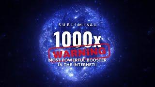 SUBLIMINAL BOOSTER!!1000x More Powerful!![One Listen]Works With Any Subliminal{Play Before Your Sub}