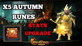 MY NEWEST PVE ENDGAME STATS WITH THE NEW AUTUMN RUNES  + BGH SET | Drakensang Online