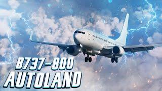 Как Выполнить Autoland Boeing 737-800 X-Plane 11