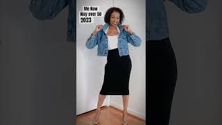 Come With Me Down Memory Lane #shorts #beforeandafter #fashionover50 #memorylane #gratitude
