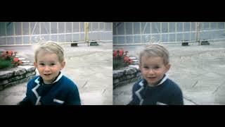 8MM Film Restoration including enhancement using AI