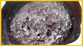 Molten LEAD vs Antifreeze   - Lead Art