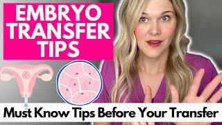 6 Embryo Transfer Tips: Top Transfer Myths Reviewed and Tips For Getting Pregnant After IVF