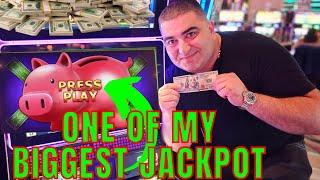 One Of My BIGGEST JACKPOTS On Piggy Bankin Slot Machine #HIGHLIGHTS