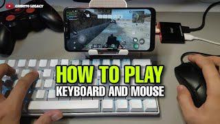 HOW TO PLAY PUBG MOBILE, MOBILE LEGENDS, CODM, WARZONE MOBILE USING THE KEYBOARD AND MOUSE