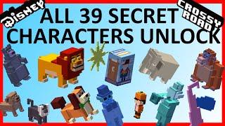 DISNEY CROSSY ROAD All 39 Secret Characters Unlock | The Complete Guide w Jungle Book Update