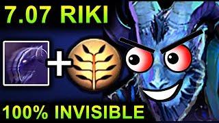 UNLIMITED INVISIBLE RIKI - DOTA 2 PATCH 7.07 NEW META PRO GAMEPLAY