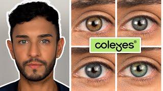 COLEYES Gene Iris and Space Collection! | Contact Lens Review