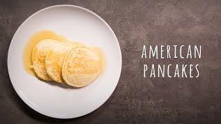 Pancakes Rezept mit Ahornsirup: American Pancakes